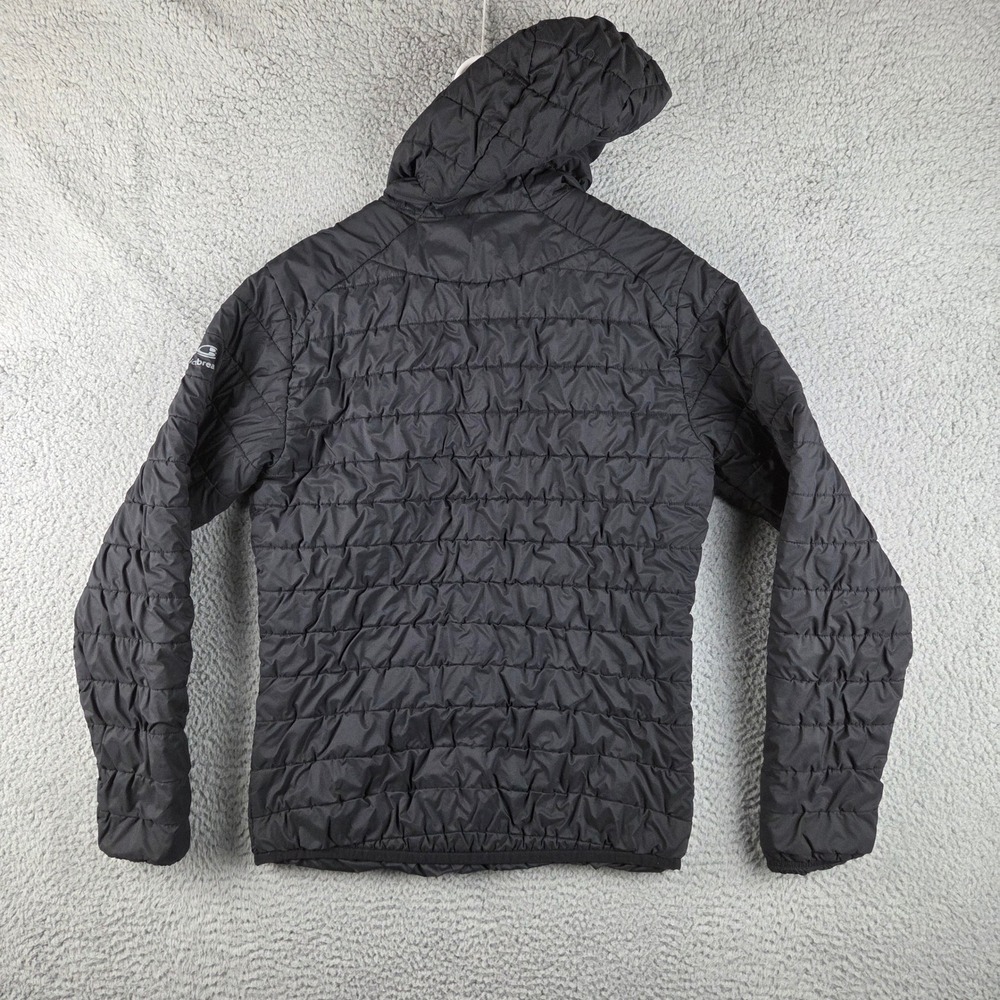 Icebreaker Hyperia Merino Jacket Mens S/M Black Quilted Hooded Puffer Full Zip‎ - Picture 6 of 9